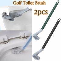 Creative Golf Head Toilet Brush Wall-Mounted Soft Rubber Long-Handled Silicone Toilet Brush Toilet Holder Bathroom Accessories