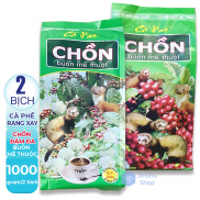 Combo 2 bịch Cà phê pha phin đậm đà Chồn Buôn Mê Thuộc của công ty Cao Đại