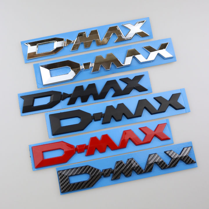 Chrome DMAX Letter Logo Car Rear Bumper Emblems Sticker Car Tailgate ...