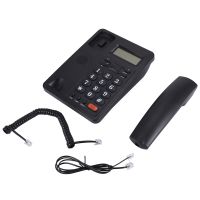 Corded Telephone Landline Telephone, Dual Interface Wired Telephone with Caller Identification for Office