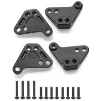 Metal Heighten Front and Rear Shock Absorber Lower Mount Bracket for 1/10 Traxxas MAXX 2.0 V2 89076-4 WideMaxx