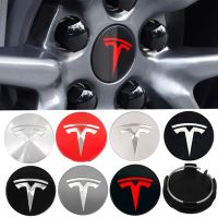 ✣∏ 4pcs 56mm Car Wheel Center Covers for Tesla Model S X 3 Y Roadster Cybertruck Auto Rims Tyre Hub Decoration Accessories