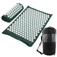 Kuznetsovs Applicator Spike Massage Mat Non-Slip Acupressure Mat and Pillow Relieve Back Relax Muscles Acupuncture Cushions