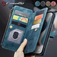 【Enjoy electronic】 Vintage Card Holder Leather Wallet Case for iPhone 11 12 13 14 Pro Max Mini XR XS Max 8 7 6s Plus SE 2020 Storage Pocket Cover