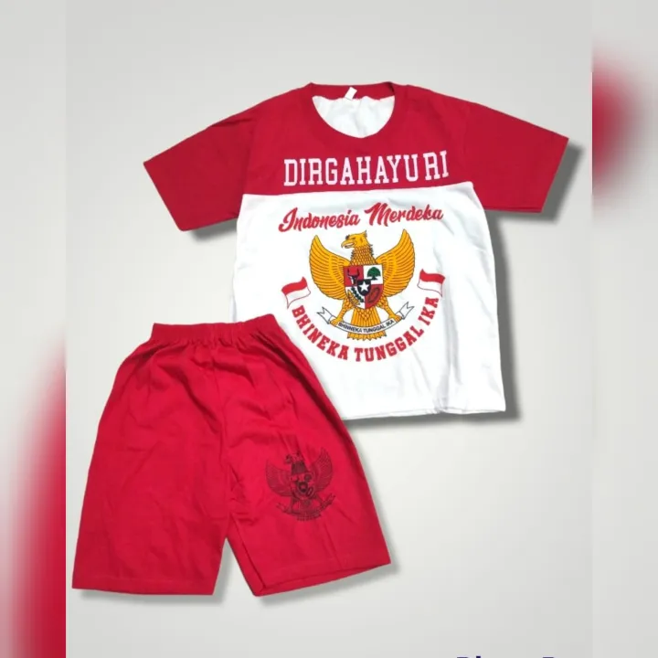 Setelan Anak Merah Putih Terbaru//Baju Anak HUT RI KE 77//Setelan Anak ...