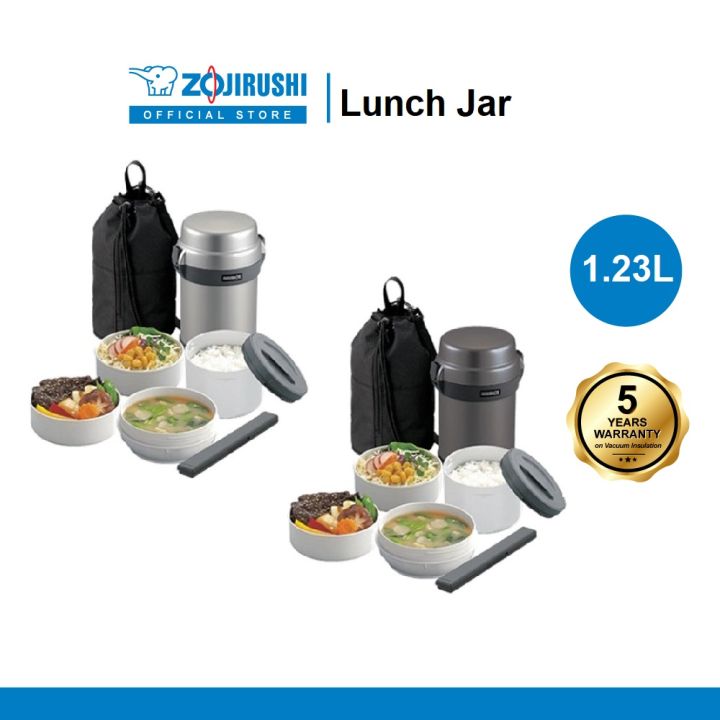 ZOJIRUSHI 1.23L S/S LUNCH JAR - SL-JAF-14