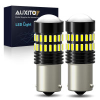 AUXITO 2ชิ้น1156 P21W Ba15S LLED 4014Smd 6000K ไฟรถยนต์ Led สำหรับถอยหลังเปิดไฟเบรคสัญญาณไฟไฟ Led รถยนต์ Drl หลอดไฟ12V