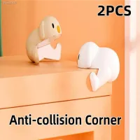 ☇┅ 2PCS Household Table Corner Anti-collision Silicone Anti-collision Corner Protector Soft Right Angle Corner Protection