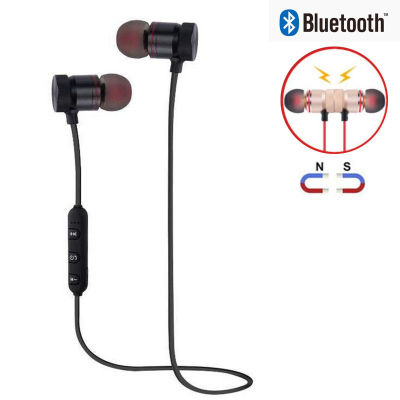 ของแท้100% หูฟังบลูทูธ หูฟังออกกำลังกาย มีแม่เหล็ก Magnet Sports In-Ear Bluetooth เสียงดี เบสตึบ