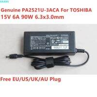 Wlk PA2521U-3ACA แท้15V 6A 90W 6.3X3.0Mm อะแดปเตอร์ AC G71C00058210สำหรับแล็ปท็อปโตชิบาสายไฟเครื่องชาร์จอุปกรณ์และอะแดปเตอร์