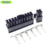 1 set 5557 4.2 mm 20 4 pin Housing Plug Motherboard ATX Mainboard CPU 24 Position Power Connector plastic shell Terminal