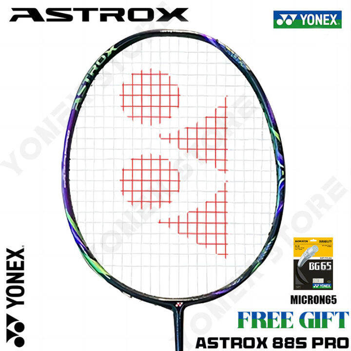 YONEX NEW ASTROX 88S PRO Badminton Racket Full Carbon Single 4U 30bs