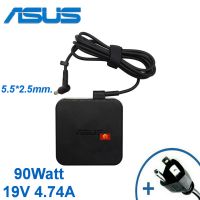 Asus Adapter 19V/4.74A 90W หัวขนาด 5.5*2.5mm สายชาร์จ อแดปเตอร์ สายชาร์จโน๊ตบุ๊ค Asus A53E A55A K52F K53E K53SV K53U K55 K55A K55N K55VD N56 N56DP N56V N56VJ N56VM N56VZ N76VJ N76VZ U46E U47A U47VC U52F U56E U57A