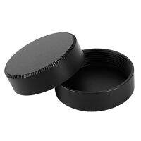 6Pcs Metal C Mount Rear Lens Cover Cap for CCTV (Black)