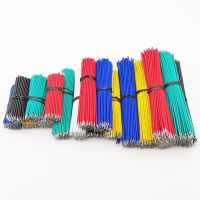 100Pcs Breadboard Jumper Cable Wire 24AWG Tin-Plated PCB Solder Cable Flexible Two Ends PVC Electronic Wire 5-20CM for Arduino