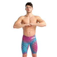 Swimwear Jammer กางเกงว่ายน้ำผู้ชาย Sports Surfing Diving 2023 Training Pants Quick Dry Breathable Outdoor Beach Tight Shorts