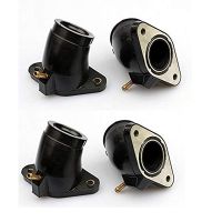 2/4Pcs Motorcycle Carburetor Intake Manifold Interface Boots for Yamaha XVS650 1997 - 2007 XVS 650 1998 1999 2000 2001 2002 2003