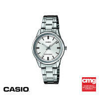 [ของแท้] CASIO นาฬิกาข้อมือ CASIO รุ่น LTP-V005D-7AUDF วัสดุสเตนเลสสตีล สีเงิน