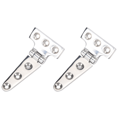 2 PCS Heavy Duty T Hinge 316 Stainless Steel Marine Grade Casting Hinge Door Hatch Hinge Boat