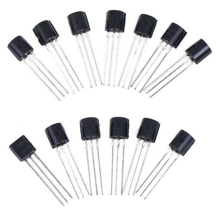 100pcs/lot New Throught Hole Triode Transistor To-92 0.15a/50v | Lazada PH