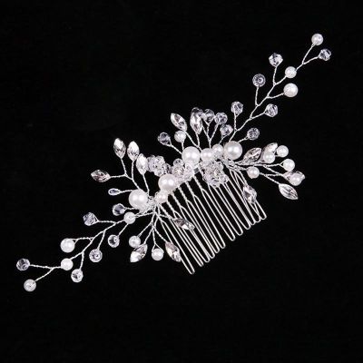New Bridal Handmade Hair Comb Crown Tiara Korean Wedding Accessories Wedding Jewelry Engagement Hair Accessories