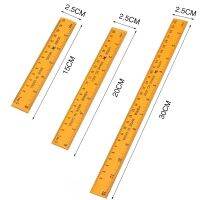 【CC】۩  15/20/30cm Straight Rulers Desk Accessories Student Teacher Stationery School Office Supplies