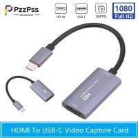 PzzPss HD 1080P Z29A HDMI Input To USB-C Output Audio Video Capture Card Fot Phone / Computer Game Live Plug And Play Captures Adapters Cables