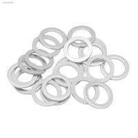 △❏ 10PCS/Pack Aluminum Washer Gasket Nut and Bolt Set Flat Ring Seal M8/M10/M12/M14 For Oil Drain Plug Gasket Sump Plug