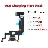 ขั้วต่อ USB แท่นชาร์จสำหรับ X XR XS สูงสุดไมโครโฟนข้อมูล Flex หูฟังเครื่องชาร์จตัวเชื่อมต่อสำรองเสียงอะไหล่ซ่อม