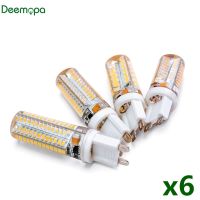 โคมไฟ G9 LED 6ชิ้น/ล็อต AC220V 6W 7W 9W 10W 11W หลอดไฟ Led SMD 2835 3014 2508 G9 LED เปลี่ยนหลอดไฟฮาโลเจน20W/30W/40W/50W