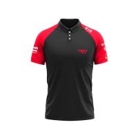 Hot Selling New E-sports Clothing League Of Legends Fans T1 Team Formal Dress Street Dress T-shirt Black POLO Short Sleeves