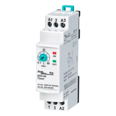 Samwha-Dsp ERV-60 On Delay Time Relay Electronic Adjustable (0.1-60sec.)