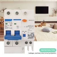 C16ป้องกันการรั่วไหลของ Dz47le-32 2p2กระแสไฟตกค้างเบรกเกอร์230V/16a เบรกเกอร์6ka Dc