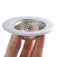 Stainless Steel Kitchen Sink Strainer 11.3/9/7CM Diameter Wide Rim Stainless Steel Sink Drain Cover for Kitchen Bathroom Shower