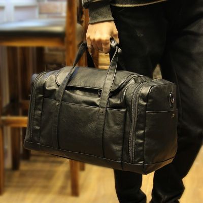 [COD] large capacity mens business travel bag portable boarding oblique shoulder