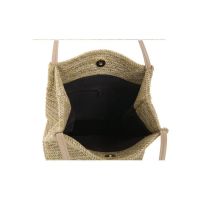 Simple and stylish hand shoulder bag bucket bag straw bag