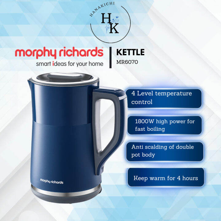 MORPHY RICHARDS MR6070 Kettle Electric Digital Electric Kettle Thermal Insulation Portable