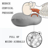 All-Round 3D Ergonomic Foam Particles Lumbar support Pad Auxiliary Pillow Egg Pillow Sleep Aid Cushion spine Cervical Pillow