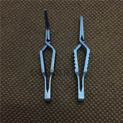 2 Pcstitanium SERREFINE Straight Jaw Ophthalmic Instrument