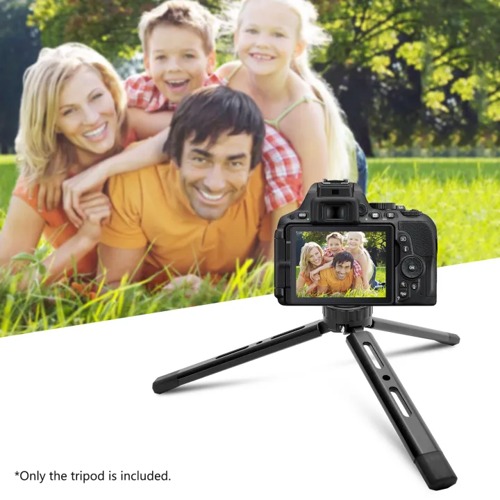 mini-metal-tripod-aluminum-alloy-desktop-stand-tripod-with-14-inch-screw-for-dslr-ildc-camera-camcorder-projector