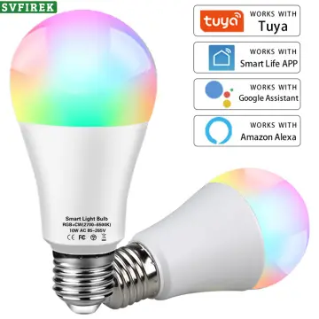 E27 WiFi Smart LED Light Bulb 10W RGB+CCT Dimmable Timer Lamp Magic Home Pro  APP Magic Light Used With Google And Alexa - AliExpress