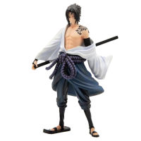 Naruto Shippuden GK Uchiha Sasuke Curse Seal Version Anime Action Figure Model 24cm PVC Statue Figma Collectible Figurines Toys