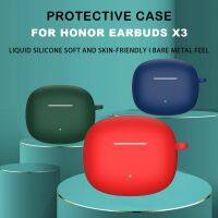 Soft Silicone Cover Wireless Bluetooth Earphone Washable Charging Case For Huawei Honor Earbuds X3 Protective Sleeve Accessorie