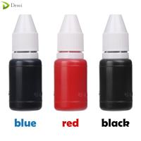 DEMI 2Pcs 10ml สีสัน มีประโยชน์ อุปกรณ์สำนักงานโรงเรียน น้ำมัน งานฝีมือ DIY สมุดภาพ หมึกเติมแฟลช ซีลไวแสง เครื่องปั๊ม