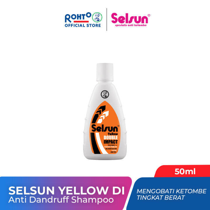 Selsun Yellow Double Impact Treatment - 50ml (Get rid of severe ...