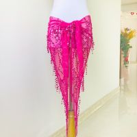 【YD】 Belly Sequin Waist Chain Tassel Hip Practice Costumes