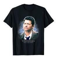 Supernatural Castiel Join The Hunt Vignette T-Shirt Graphic Customized T Shirt Cotton Tops Shirt For Men Comics