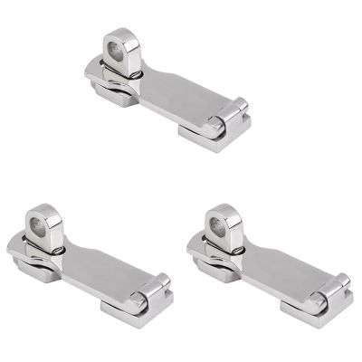 3X Stainless Steel Flush Door Hatch Compartment Folding Bending Hinge Casting For Boat Marine Boat Accessories Marine
