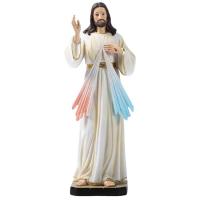 Religious Statues Saints Statues Religious Decorations For Home Christian Garden Décor Holy Christus Sculpture With Raise Hand Design Praying For Peace astonishing