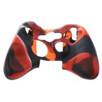 Silicone Cover Case Skin for Xbox 360 Controller Camo+black